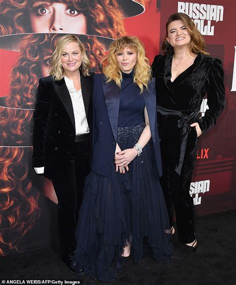 natasha lyonne cuddles up with bff chloe sevigny at the premiere of her netflix series russian