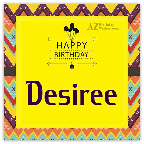 happy birthday desiree