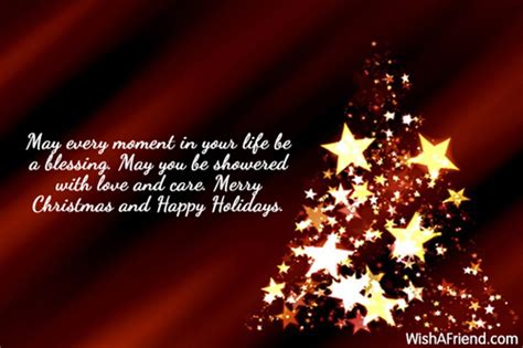 may every moment in your life merry christmas wish