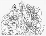 Disney Coloring Villains Pages Colouring Villians Drawings Group Printable Drawing Princess Kids Print Baby Cartoon Color Printables Books Inspire Creativity sketch template