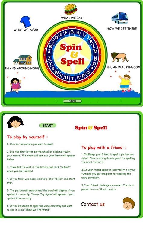 spin spell fun  game  practice spelling great