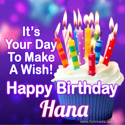 happy birthday hana gifs  original images  funimadacom