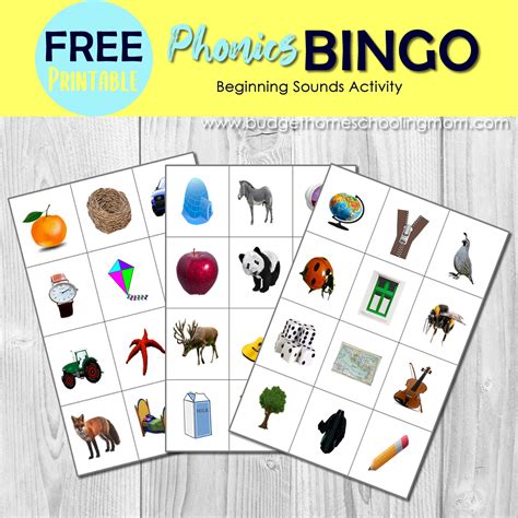 phonics bingo printable  printable world holiday