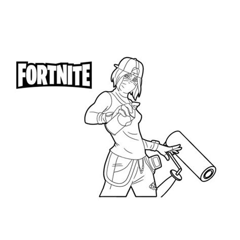 teknique fortnite coloring page   coloring pages