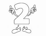 Number Coloring Coloringcrew Numbers sketch template