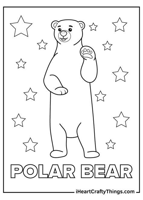 coloring pages   polar bear