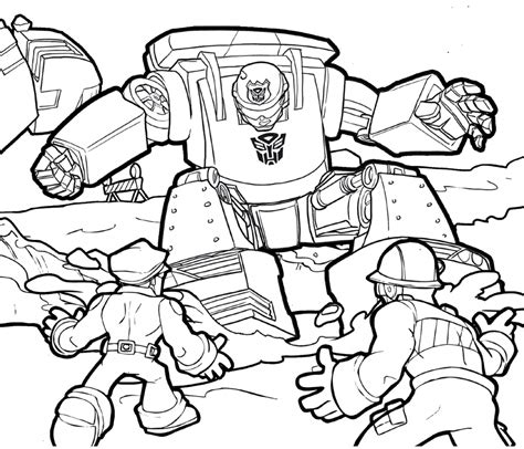 rescue bots coloring pages dibujo  imprimir rescue bots