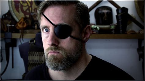 eye patch leather craft youtube