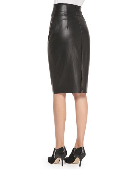 Bailey 44 High Waist Faux Leather Pencil Skirt