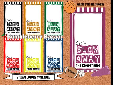 blow   competition motivational team treat tags etsy