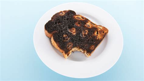 when it comes to toast how burnt is too burnt people really can t