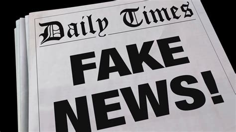 fake news lies newspaper headline dishonest media   animation motion
