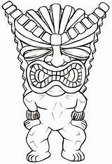 Tiki Hawaiian Carranca Coloring Metacharis Carrancas Maori Justcolorr Tatuagem Carving sketch template