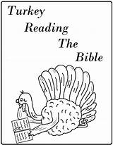 Coloring Bible Reading Thanksgiving Turkey Pages Christian Kids Church Getdrawings Collection House Churchhousecollection sketch template