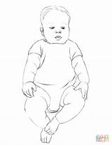 Baby Coloring Pages Infant Bodysuit Infants sketch template