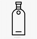 Botella Coloring Jugo Liquor sketch template