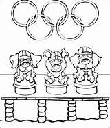 Coloring Pages Special Olympics Olympic Getcolorings sketch template