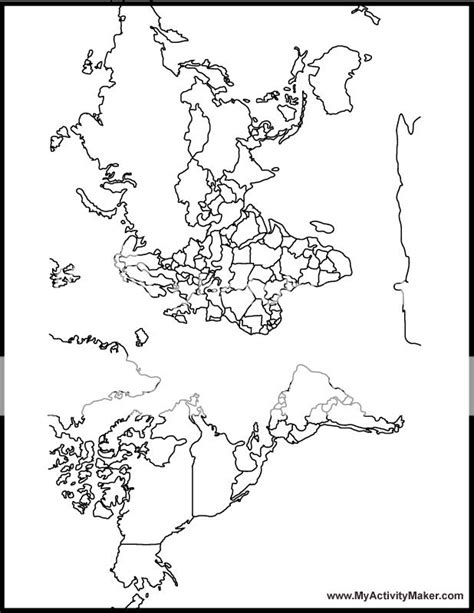 printable coloring pages world map coloring pages