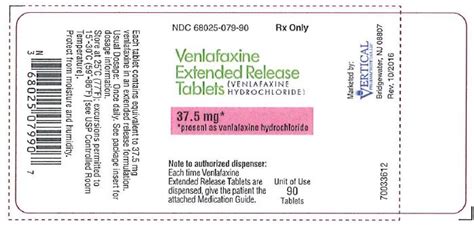 dailymed venlafaxine hydrochloride venlafaxine hydrochloride tablet