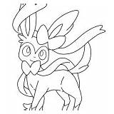 Sylveon Pokemon Coloring Pages Tagged Posted sketch template
