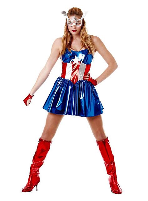 miss captain america kostüm
