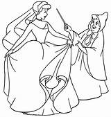 Coloring Fairy Pages Godmother Cinderella Wecoloringpage Charming Prince sketch template