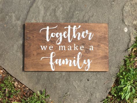 pin  rustic home accents  erin  homefamily signs family signs