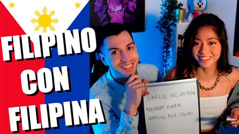 Aprendiendo Filipino Con Una Filipina Con Michie Ann Youtube