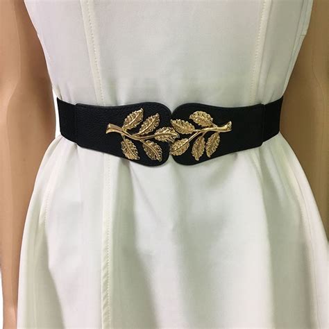 large butterfly  waist ladies belt elasticated wide waist sealing female belt dress