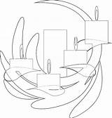 Advent Candles 4catholiceducators sketch template