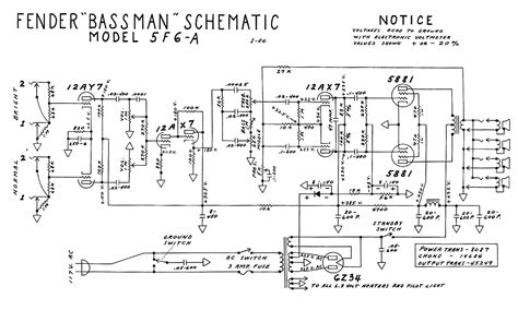 bassman   schematic fender firmowe schematy wzmacniaczy  gitar robert gabor tremolopl