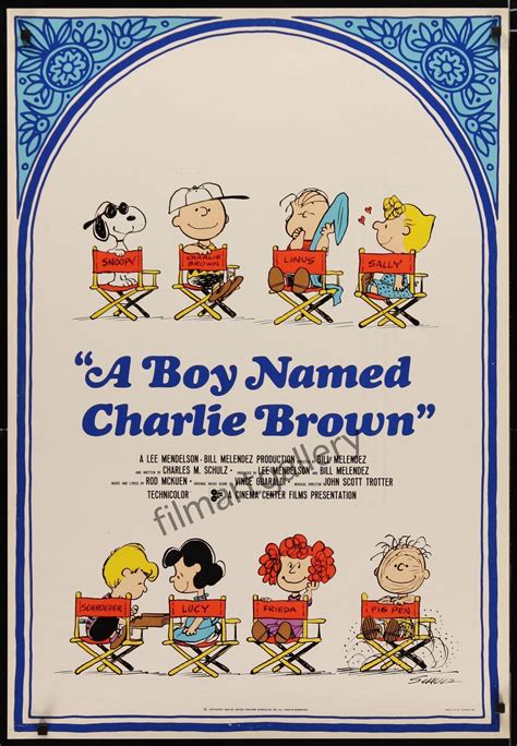 boy named charlie brown vintage italian  poster
