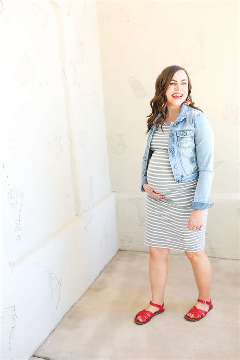 15 maternity outfits using the same maternity dress friday we re in love