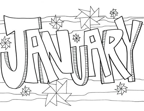 january coloring page coloring pages winter coloring pages