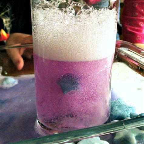 fizzy color changing chemical reaction