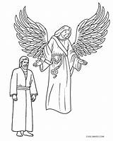 Angel Coloring Pages Male Printable Joseph Kids Color Visits Cool2bkids Getcolorings sketch template