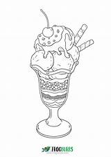 Ice Cream Coloring Colouring Icecream Sheets Sheet Fun Choose Drawing sketch template