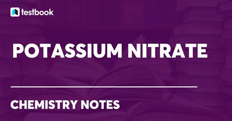 potassium nitrate preparation formula properties side effect