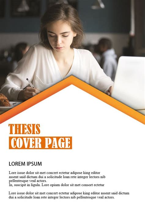 thesis cover page dissertation cover page  extremely important