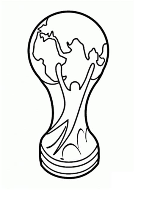 fifa world cup trophy coloring page  printable coloring pages