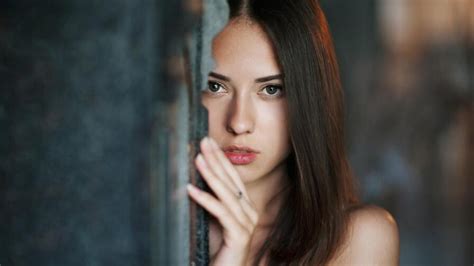 catherine timokhina brunette russian model girl wallpaper 007