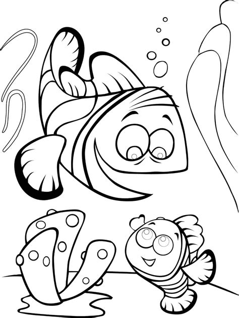 coloring pages  finding nemo  printable finding nemo coloring