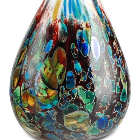 Raindrop Orchid Pixie Vase Original Hand Blown Glass