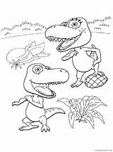 Dinosaur Train Coloring Pages Printable Coloring4free Kids sketch template