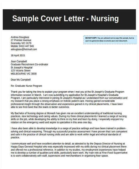 job application letters  nurse   word  format