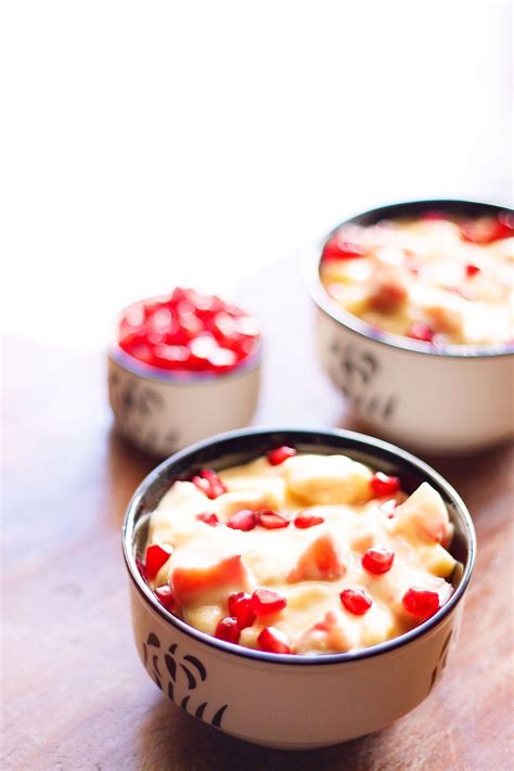 fruit custard easy healthy fruit custard recipe