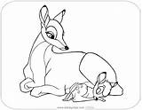 Bambi Sleeping Disneyclips sketch template