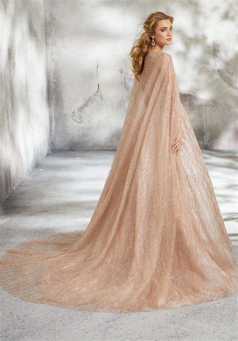 glitter net cape  pearl detail morilee wedding dresses princess ballgown gold sparkle
