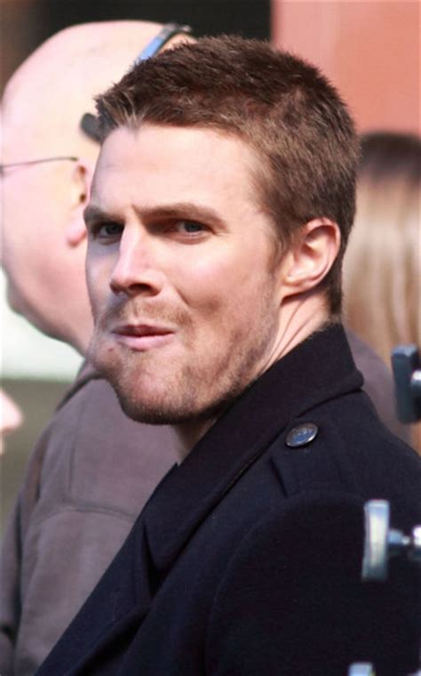 stephen amell photos photos stars on the set of arrow in vancouver