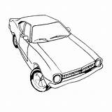 Coloring Car Muscle Pages Popular Printable sketch template